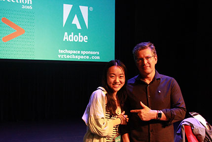 Photo of Muzi HU with Andy CLARKE at Direction 16